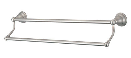 Kingston Brass 24 in. Dual Decorative Towel Bar BA5563SN, Satin Nickel