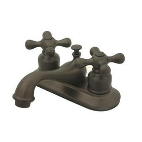 Kingston Brass 4 in. Center Lavatory Faucet KB605AX, Oil Rubbed Bronze