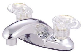 Kingston Brass Two Handle 4 in. Centerset Lavatory Faucet KB6151LP, Chrome