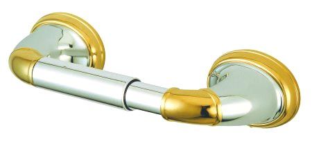 Kingston Brass Decorative Tissue Holder BA628SNPB, Satin Nickel with Polished Brass Accentskingston 