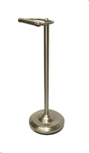 Kingston Brass Pedestal bathroom tissue paper holder CC2008, Satin Nickel