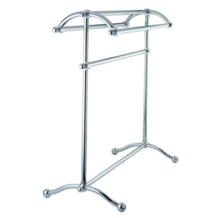 Kingston Brass Free Standing Towel Rack CC2291, Chrome