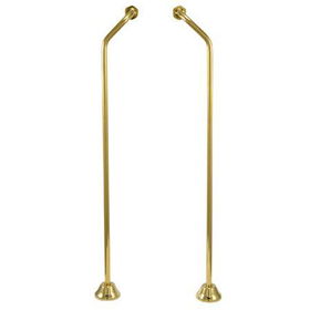 Kingston Brass Double Offset Water Supply Line CC472, Polished Brass