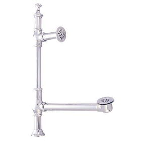 Kingston Brass British Lever Style Drain CC3091, Chrome