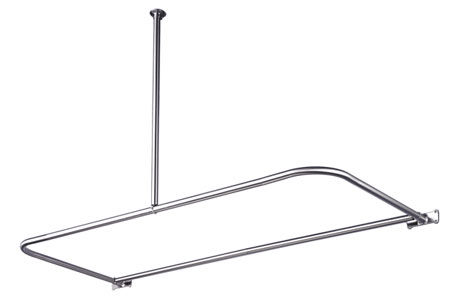 Kingston Brass D to Shape Shower Rod CC3131, Chromekingston 