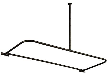 Kingston Brass D to Shape Shower Rod CC3135, Oil Rubbed Bronze