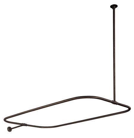 Kingston Brass Shower Ring with Ceiling Support CC3155, Oil Rubbed Bronze