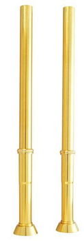 Kingston Brass Straight Water Supply Line Sleeve CC492, Polished Brass