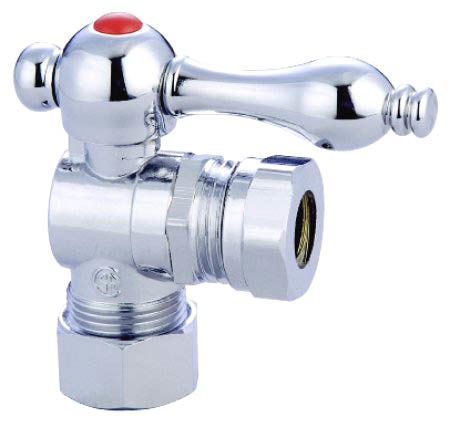 Kingston Brass Angle Stop Shut Off Valve CC54301, Chrome