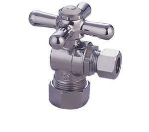 Kingston Brass Angle Stop Shut Off Valve CC54301X, Chrome