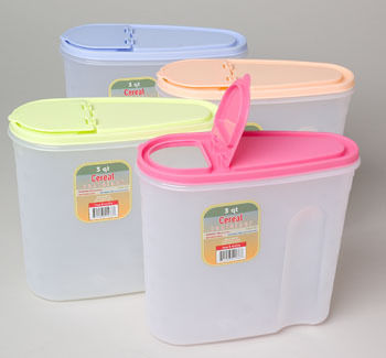 3Qt Cereal Container Case Pack 36cereal 