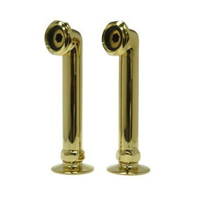 Kingston Brass 6 in. Height Deck Mount Faucet Risers CC6RS2, Polished Brass