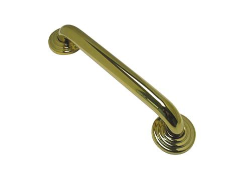 Kingston Brass 18 in. Decorativeative Grab Bar DR314182, Polished Brass