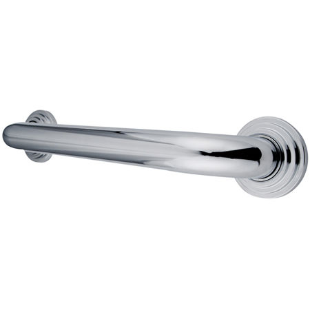 Kingston Brass 12 in. Decorativeative Grab Bar DR214121, Chrome