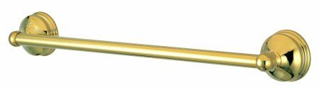 Kingston Brass 18 in. Decorative Towel Bar BA1162PB, Polished Brass