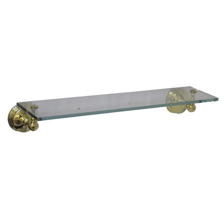 Kingston Brass Decorative Glass Shelf BA1169PB, Polished Brasskingston 