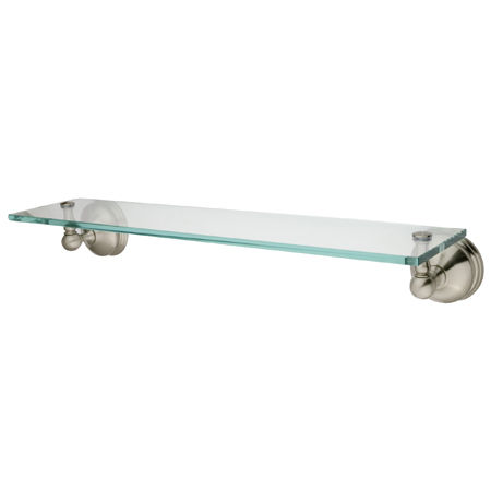 Kingston Brass Decorative Glass Shelf BA1169SN, Satin Nickelkingston 