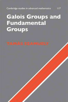 Galois Groups and Fundamental Groupsgalois 
