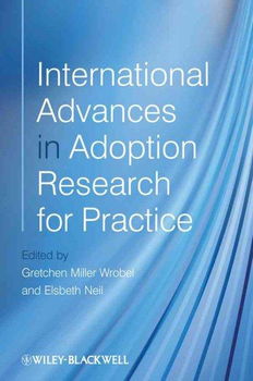 International Advances in Adoption Research for Practiceinternational 