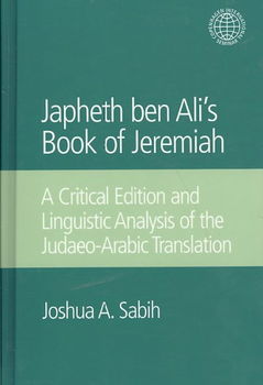 Japheth ben Ali's Book of Jeremiahjapheth 