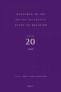 Research in the Social Scientific Study of Religionresearch 