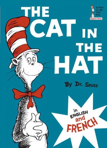 Cat in the Hat English and Frenchcat 
