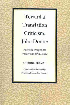 Toward a Translation Criticismtoward 