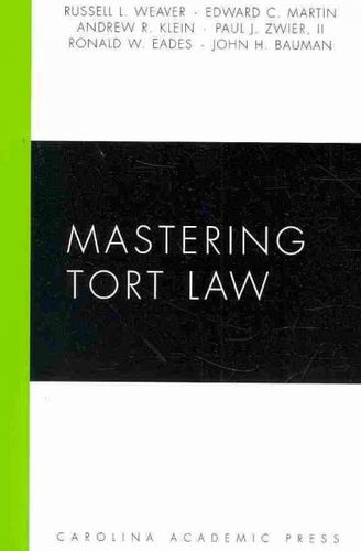 Mastering Tort Lawmastering 