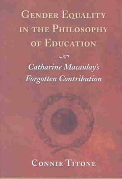 Gender Equality in the Philosophy of Educationgender 