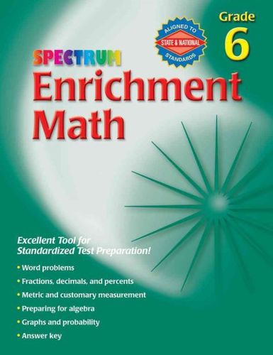 Spectrum Enrichment Math, Grade 6spectrum 