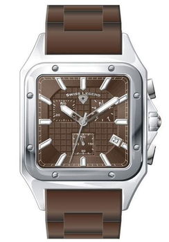 Men's St. Tropez Chronograph Brown Rubbermen 