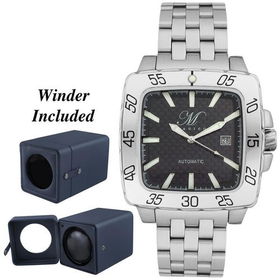 Men's Automatic Stainless Steel Black Dialmen 