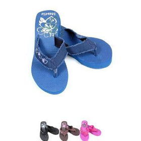 Juniors / Womens Flip Flop Sandals w/ Hearts Case Pack 36