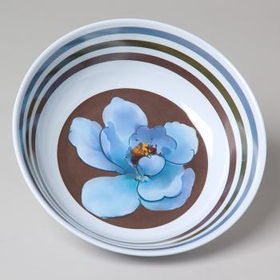 Blue Peony Design Serving Bowl Case Pack 72blue 