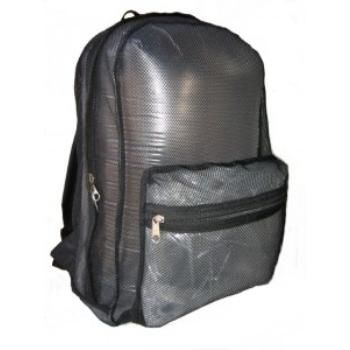 17 Inch Mesh Backpack, Black-Case Pack 40 Backpacks Case Pack 40inch 