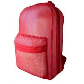 17 Inch Mesh Backpack Red Case Pack 40inch 