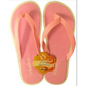 Ladies flip flops, 2 tone color Case Pack 72