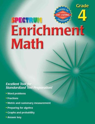 Spectrum Enrichment Math, Grade 4spectrum 