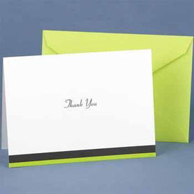 Lime Trimmed Thank You Cards Case Pack 1lime 