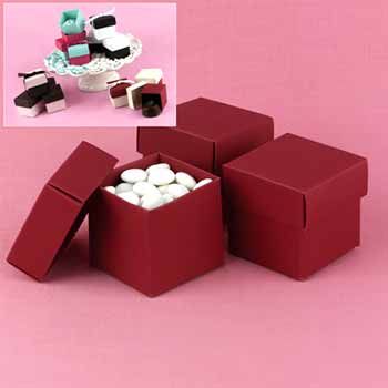Merlot Mix & Match Favor Boxes Case Pack 1merlot 