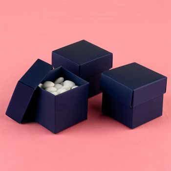 Navy Mix & Match Favor Boxes Case Pack 1navy 