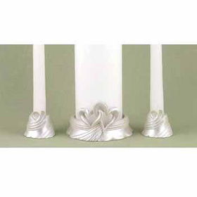 Linked Hearts Resin Candle Stands Case Pack 1linked 