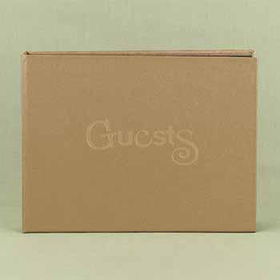 Gold Funky Guest Book Case Pack 1gold 