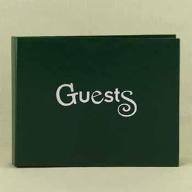 Green Funky Guest Book Case Pack 1green 