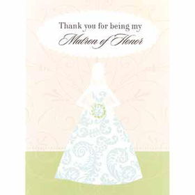 Thank You For Being Matron of Honor Card Case Pack 1thank 