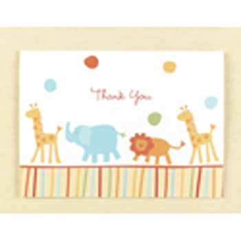Jungle Animals Thank You Cards Case Pack 1jungle 