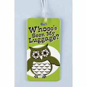 Whoooo's Luggage Tag Case Pack 1