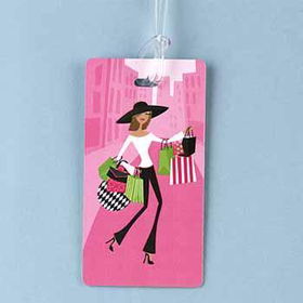 Shopaholic Luggage Tag Case Pack 1