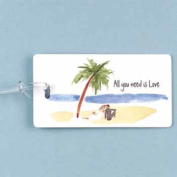 All You Need Is Love Luggage Tag