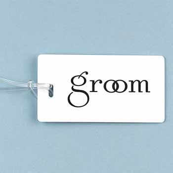 Groom Luggage Tag